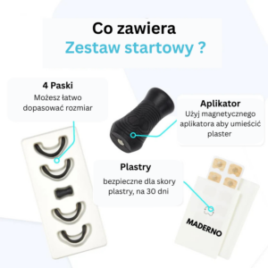 Klipsy na nos + plastry na 30 dni